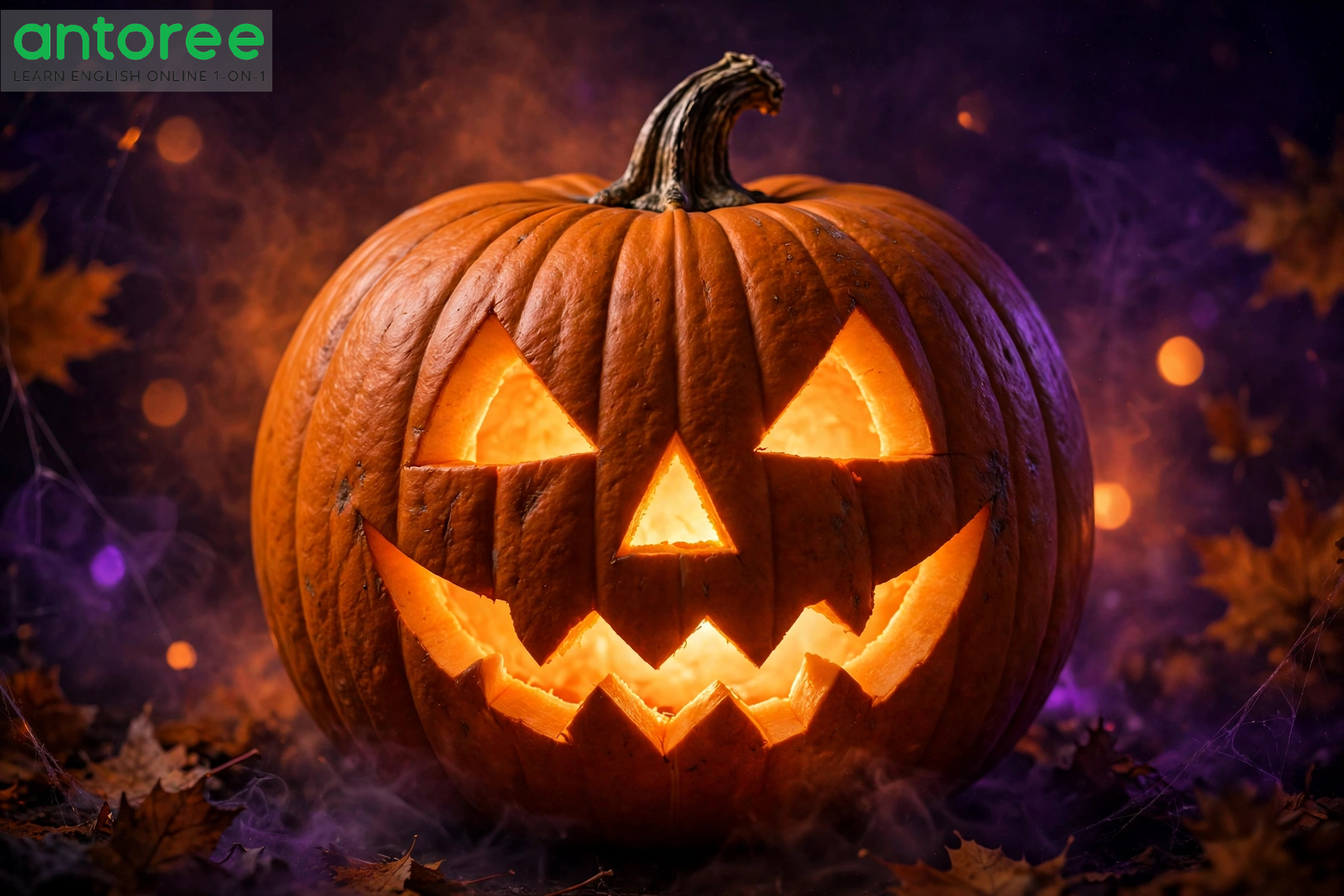 Jack-o'-lantern bí ngô khắc mặt – biểu tượng Halloween